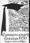 Johnstown HS 1950 Commencement program cover