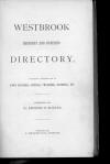 Title page - Westbrook ME Directory