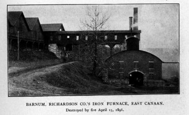 Beckley Furnace, from "Scrap Book of North Canaan"