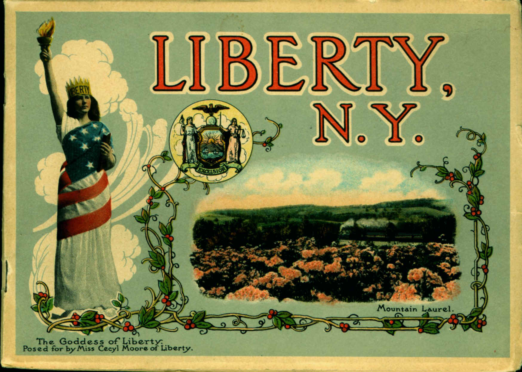 Liberty NY picture book cover: Cecyl Moore by Otto Hillig
