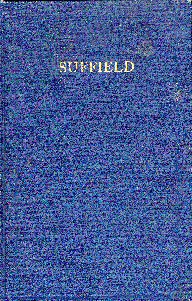 Suffield history book: front cover